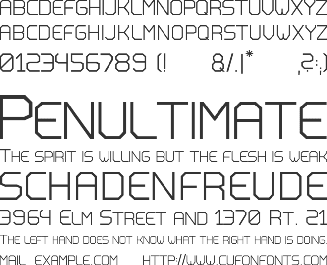 Boodas.de | My | font preview