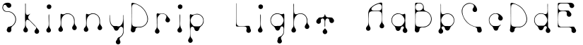 SkinnyDrip font download
