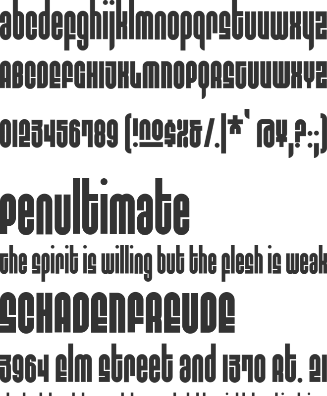 Saturate font preview