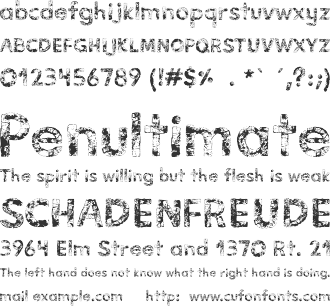 Vidas Secas font preview