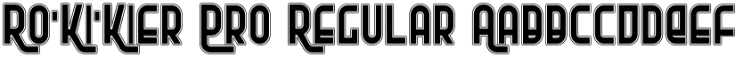 Ro'Ki'Kier Pro Regular font