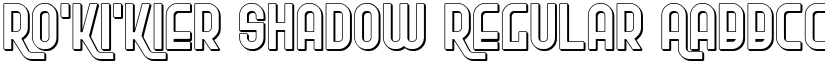 Ro'Ki'Kier Shadow Regular font