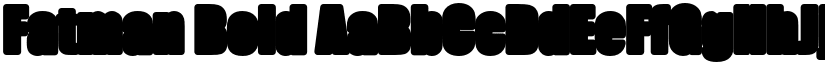 Fatman Bold font