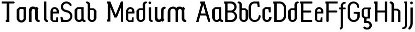 TonleSab Medium font