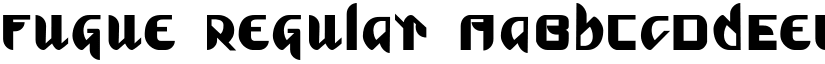 Fugue Regular font