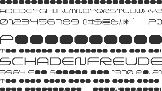 TRACK font preview