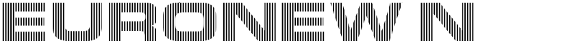 EURONEW Normal font