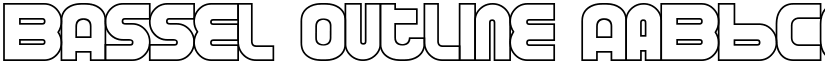 BASSEL Outline font