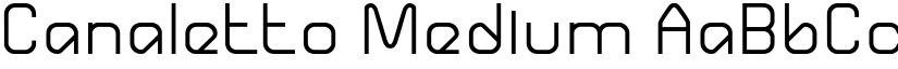 Canaletto Medium font