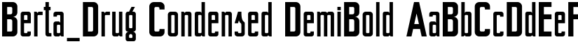 Berta_Drug font download