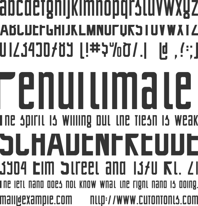 Berta_Drug font preview