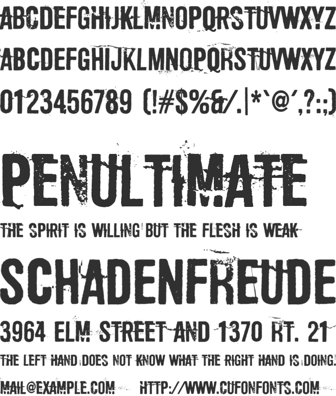 Sonic Barrier font preview