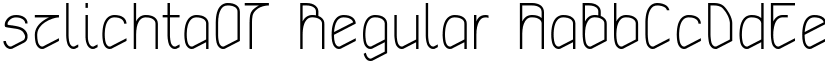 szlichta07 Regular font