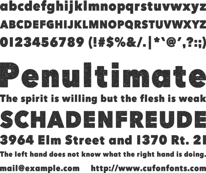 Here Just Now font preview