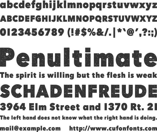 Here Just Now font preview