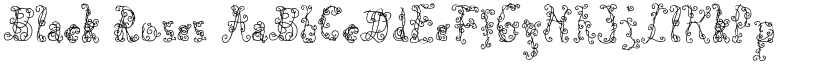 Black Roses font