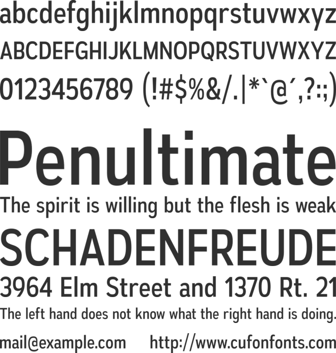 Autoradiographic font preview