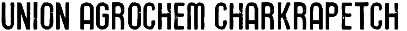 Union Agrochem Charkrapetch font