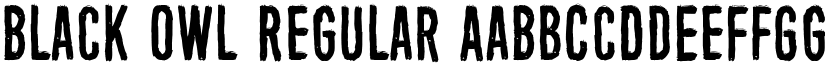 Black Owl Regular font