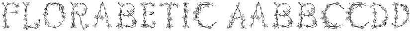 Florabetic font