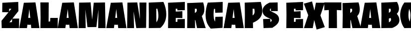 ZalamanderCaps Extrabold font