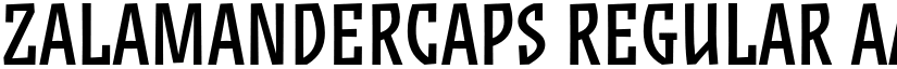 ZalamanderCaps Regular font