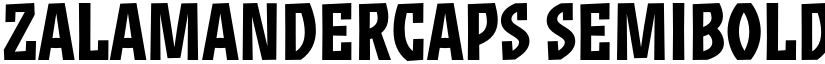 ZalamanderCaps Semibold font