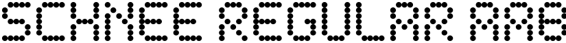 schnee Regular font