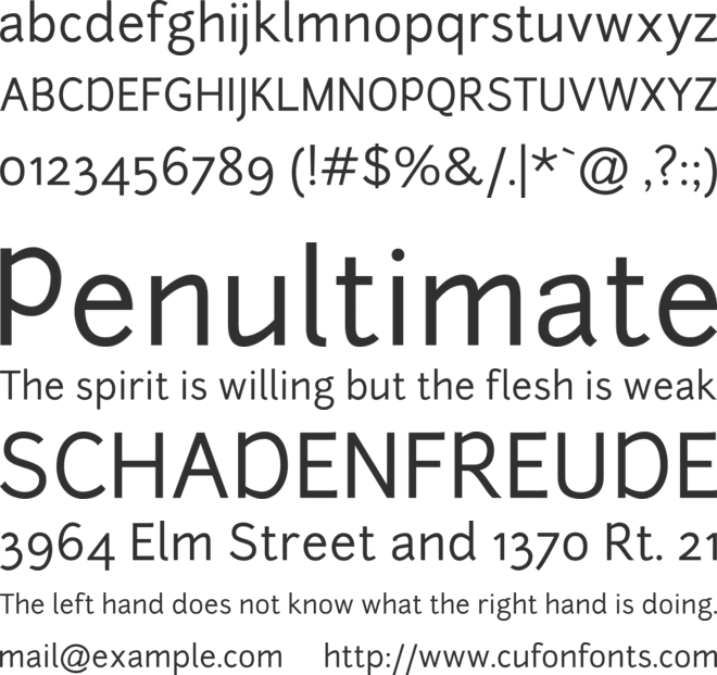 junction font preview
