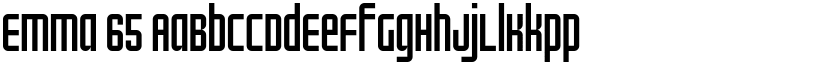 Emma 65 font