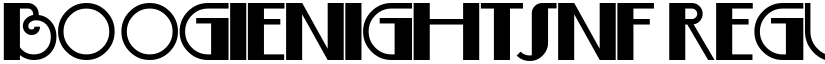BoogieNightsNF Regular font