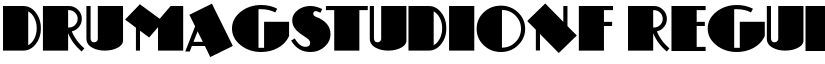 DrumagStudioNF Regular font