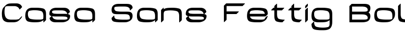Casa Sans Fettig Bold font