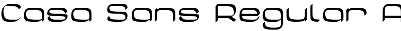 Casa Sans Regular font
