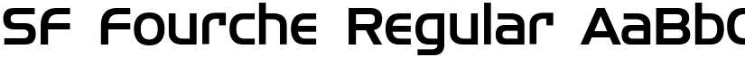 SF Fourche Regular font