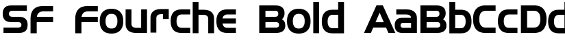 SF Fourche Bold font