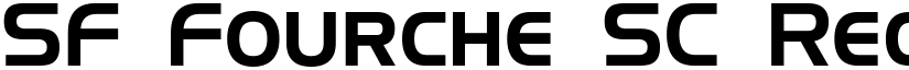 SF Fourche SC Regular font