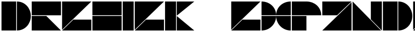 Drebiek Expanded Black font
