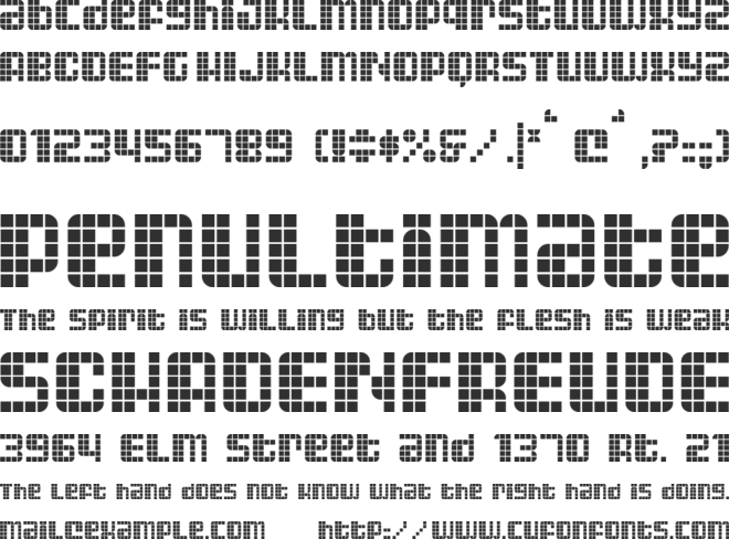 Astronaut III font preview