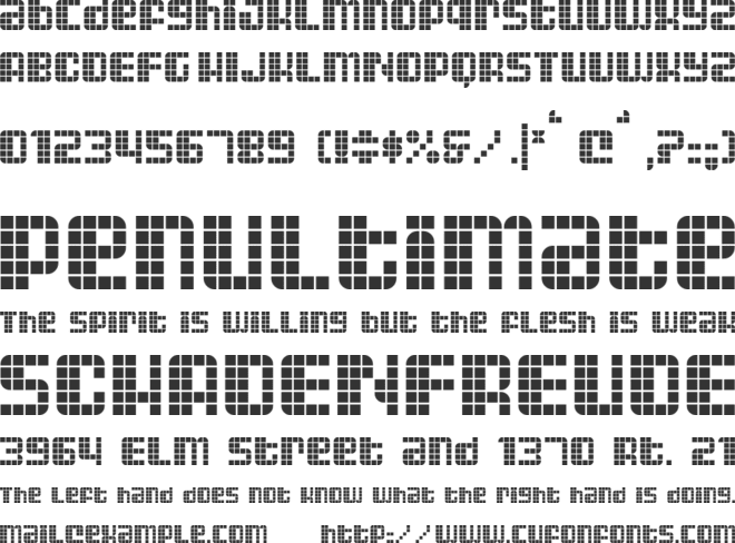 Astronaut III font preview