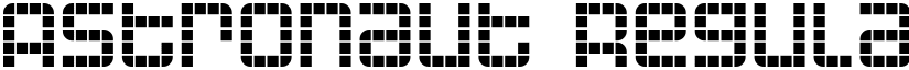 Astronaut Regular font