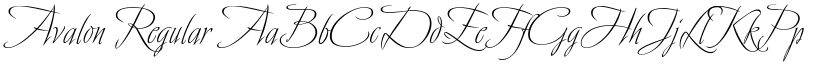 Avalon Regular font