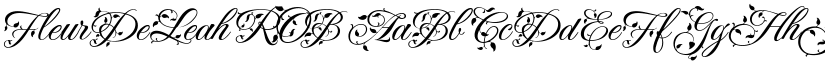 FleurDeLeah ROB font
