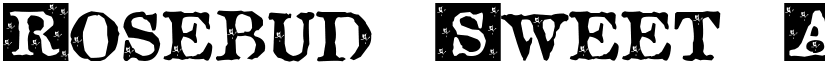 Rosebud Sweet font