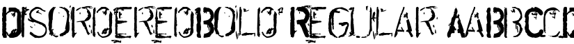 DisorderedBold font download