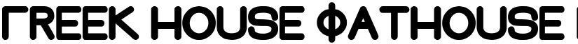 Greek House Fathouse Regular font
