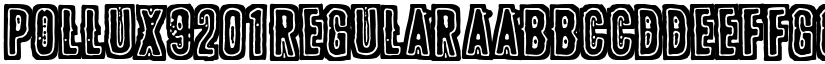 POLLUX9201 Regular font