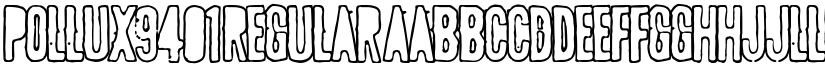POLLUX9401 Regular font