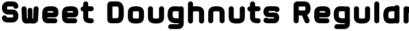 Sweet Doughnuts Regular font