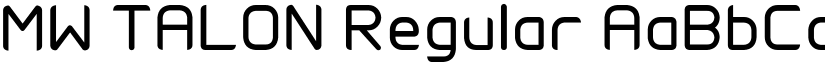 MW TALON Regular font